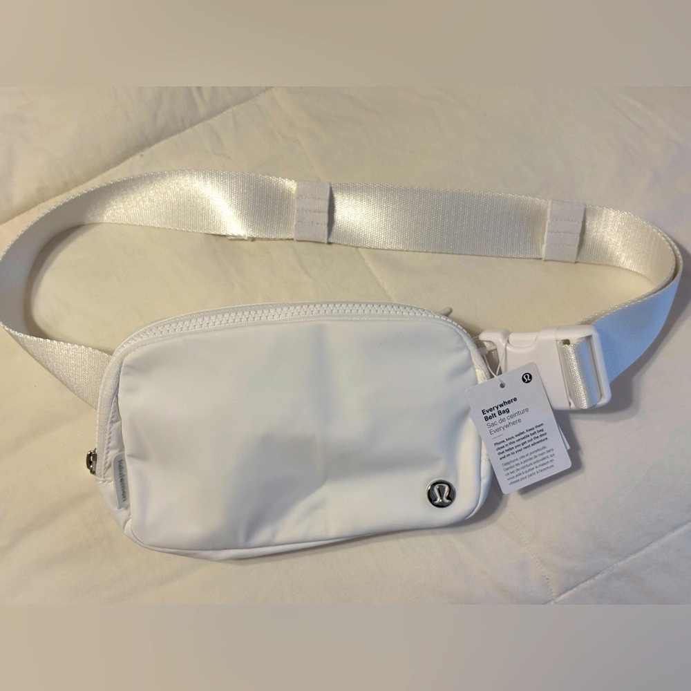 Lululemon White Everywhere Belt Bag